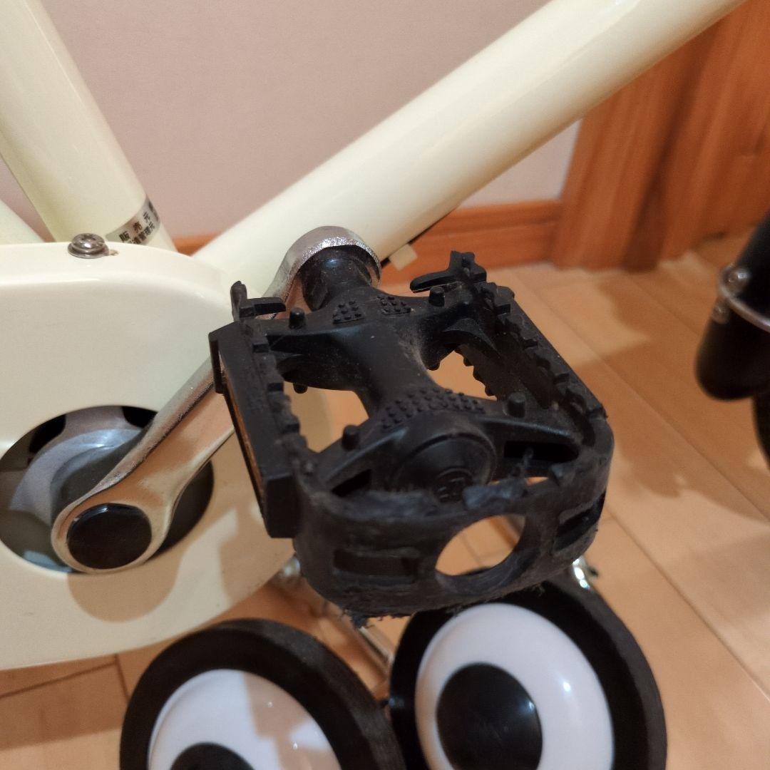 無印良品 16型　子供自転車 押し棒　補助輪　ヘルメット付