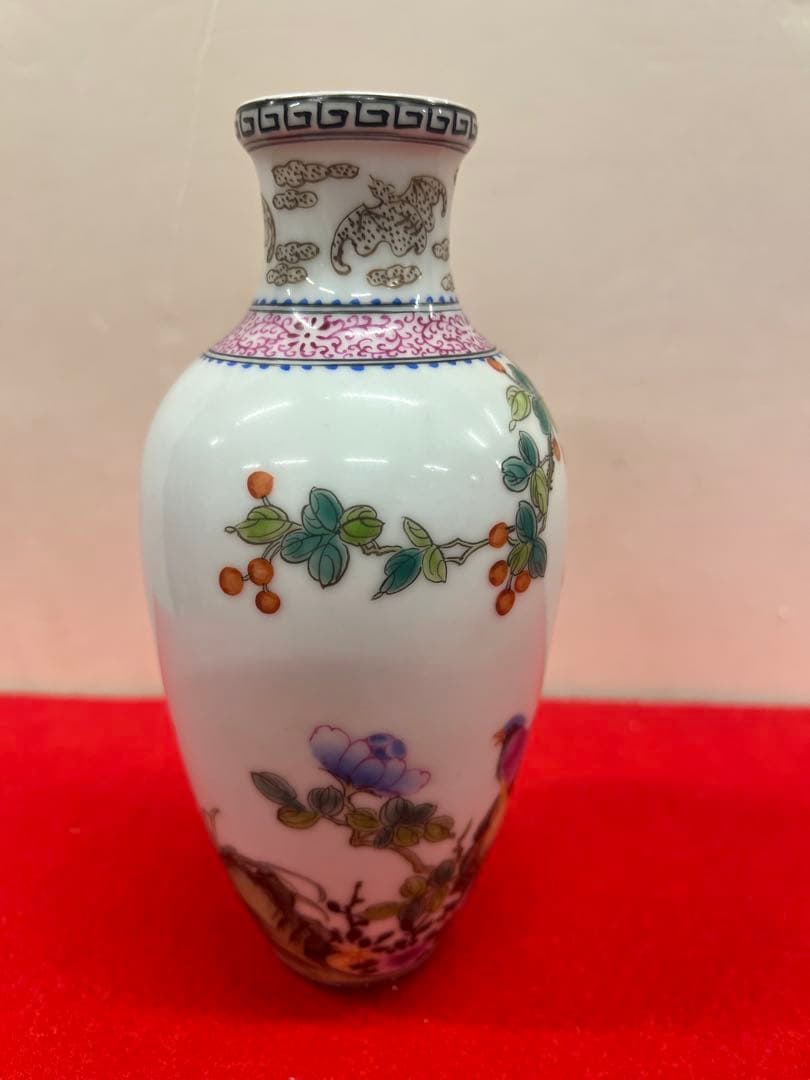 雍正年制 花瓶二個 送料込み￼