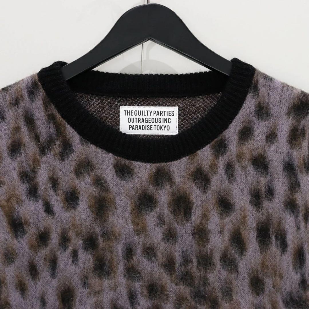 トップス WACKOMARIA MOHAIR CREW NECK SWEATER