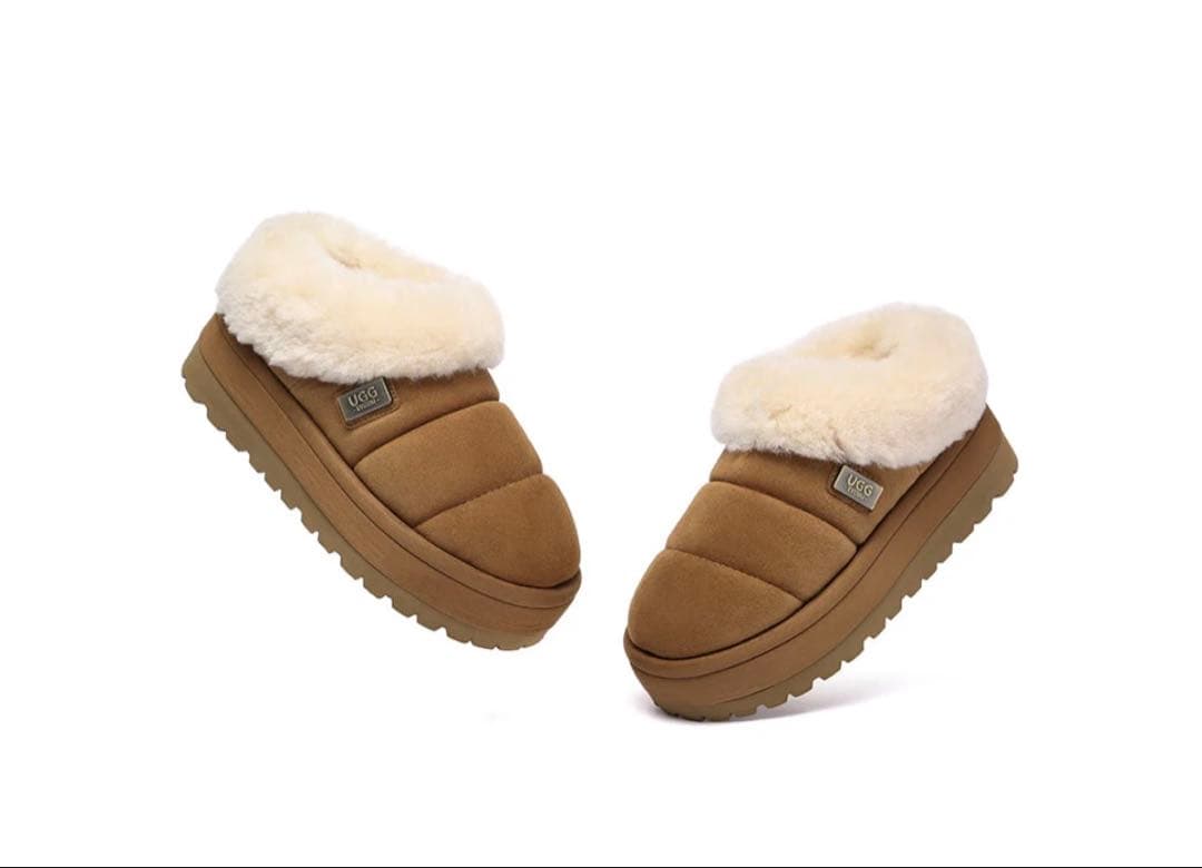 は*。様 新品　UGG エクスプレス　ムートンブーツ　厚底　EU37