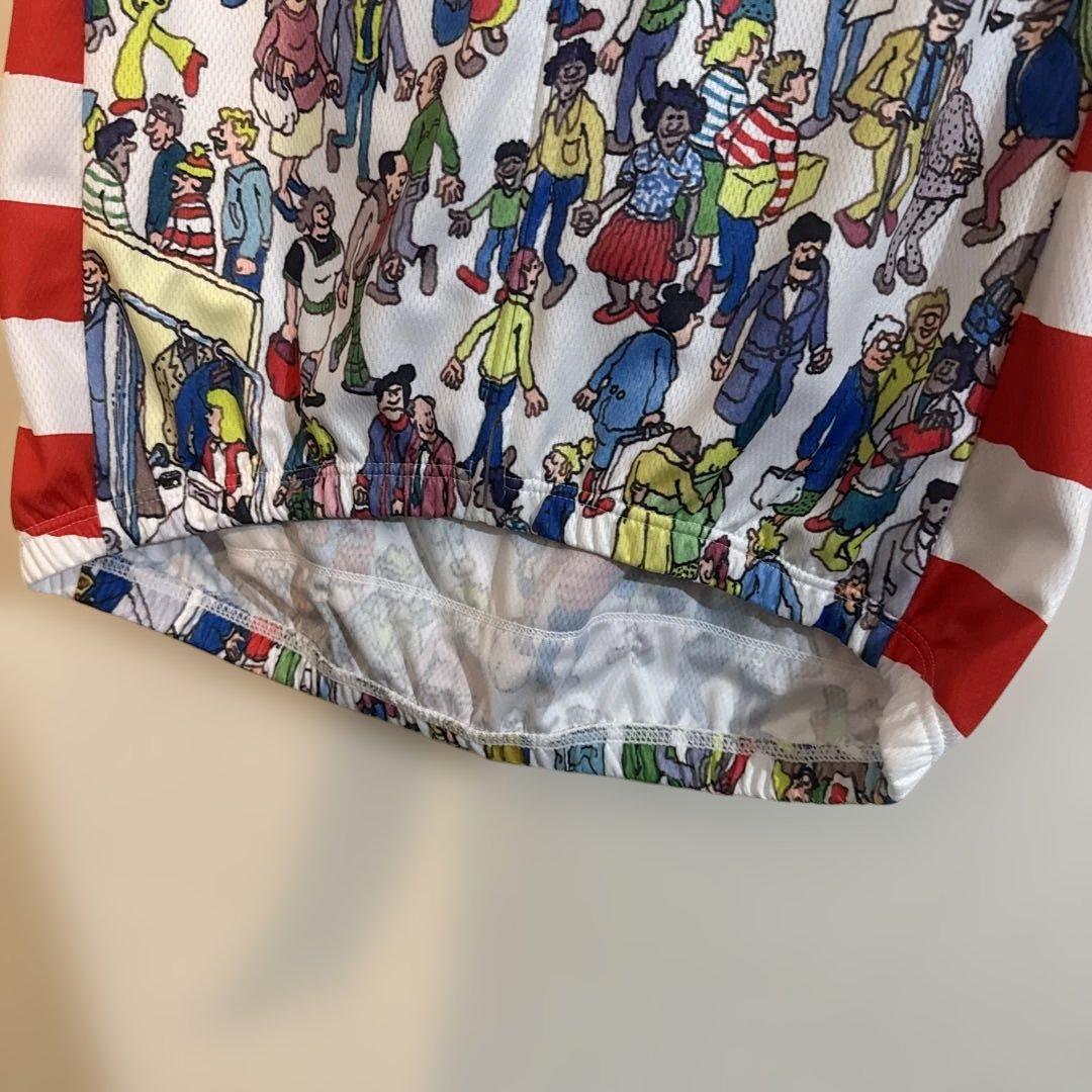 【新品・定価: 14,850円】サイクルジャージ ウォーリーを探せ Lサイズ
