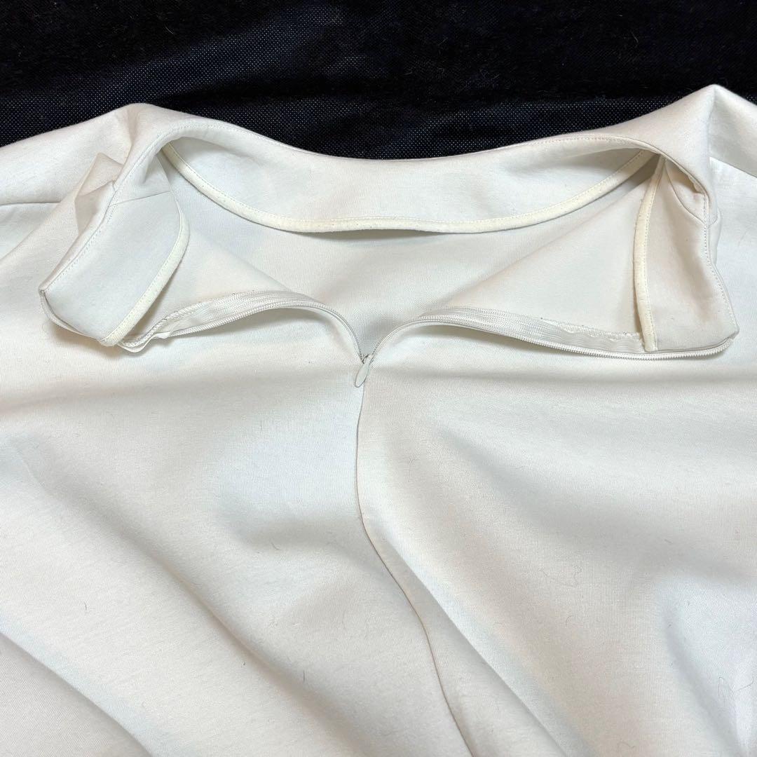 【23AW•美品】ウィムガゼット ダンボールプルオーバー オフホワイト 定番人気