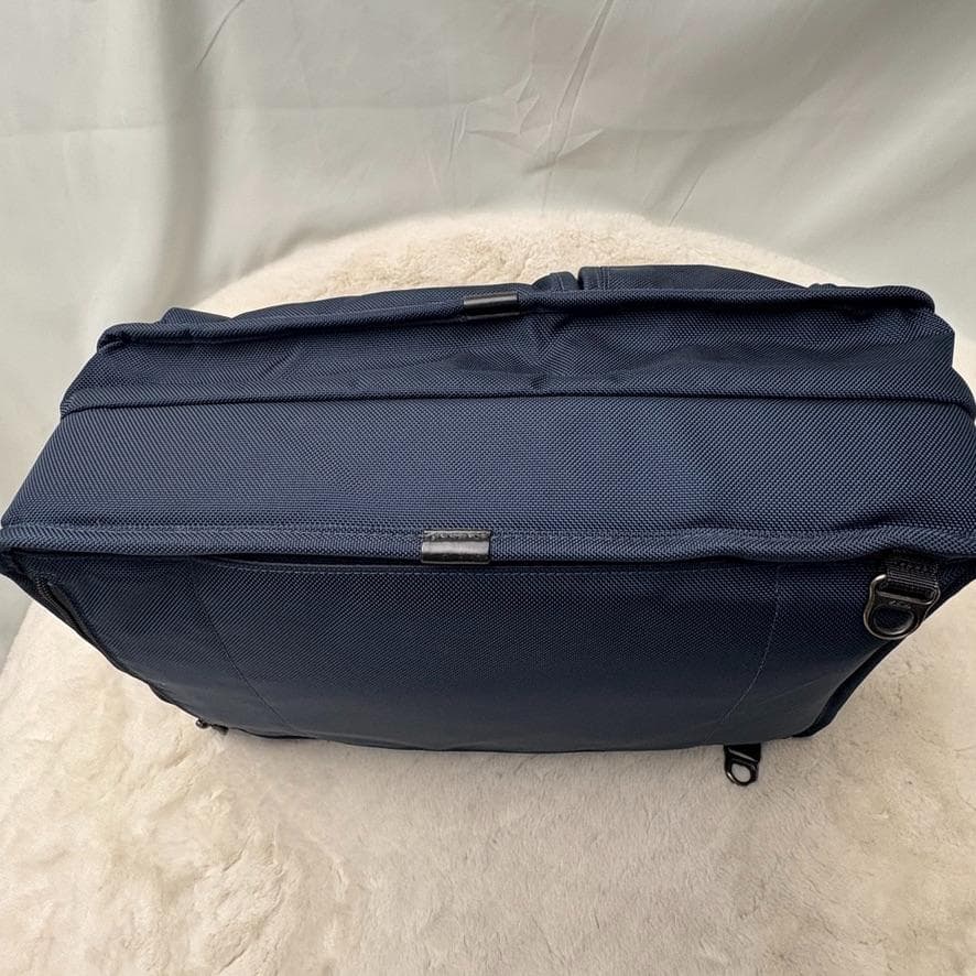美品✨希少✨3way TUMI ビジネスバッグ リュック ネイビー×黒