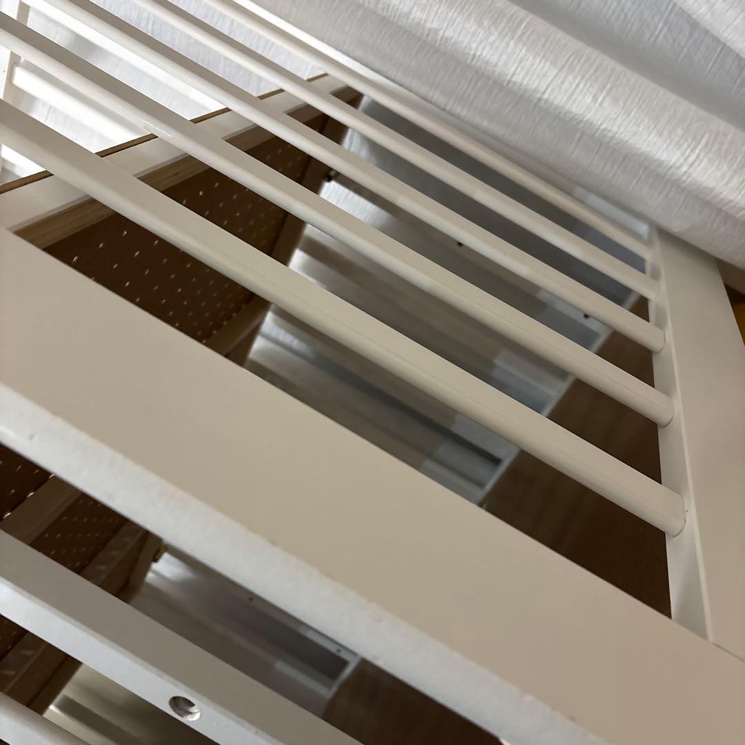 KATOJI カトージ　ミニベッド ホワイト 60x90cm キャスター付き