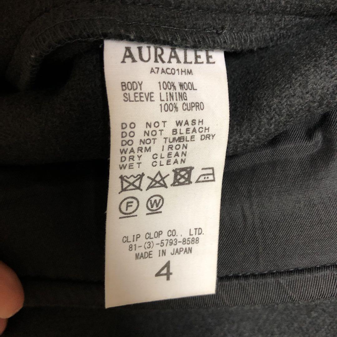 【超美品】オーラリー/AURALEE　メンズダッフルコート