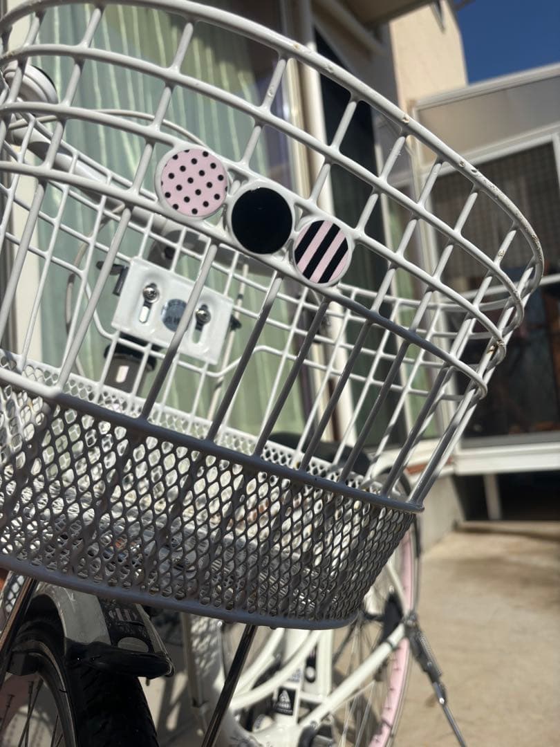 『引き取り限定』サイクルベースあさひ ガールズ ラボ ラブリーホワイト24インチ