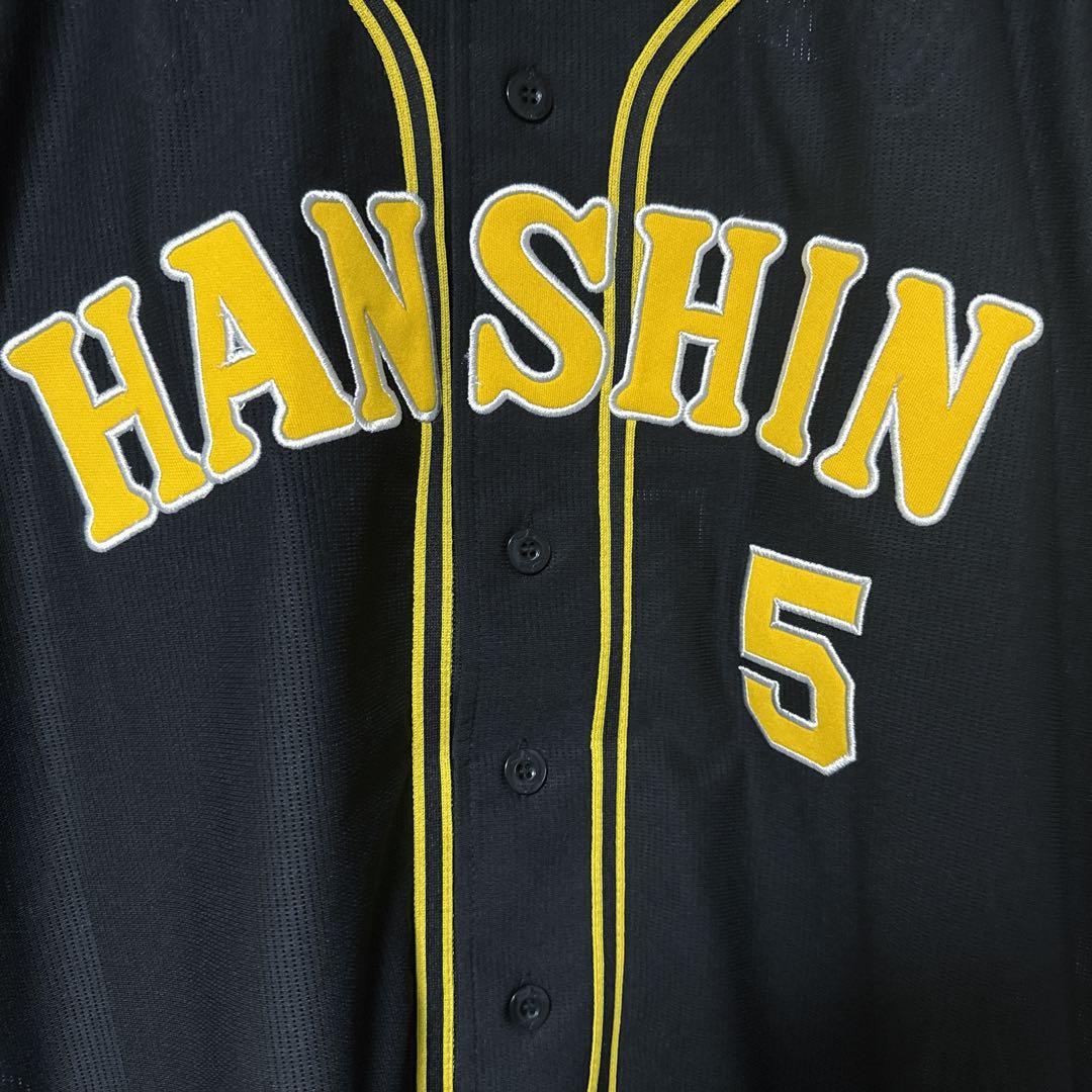【レア】阪神 タイガース 近本光司 5 ユニフォーム ビジター M ブラック