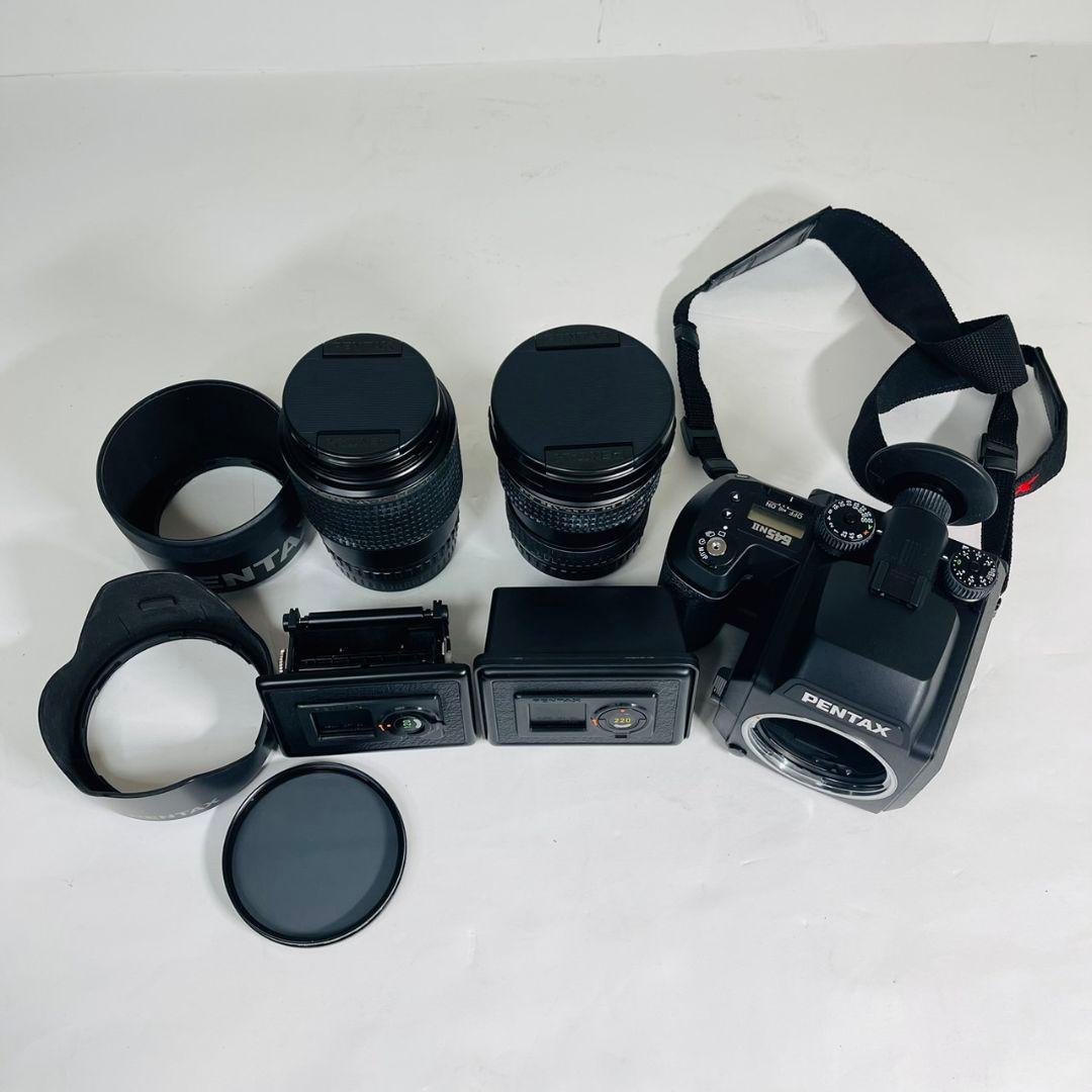 【美品】PENTAX 645NⅡ レンズ 2本 セット まとめ
