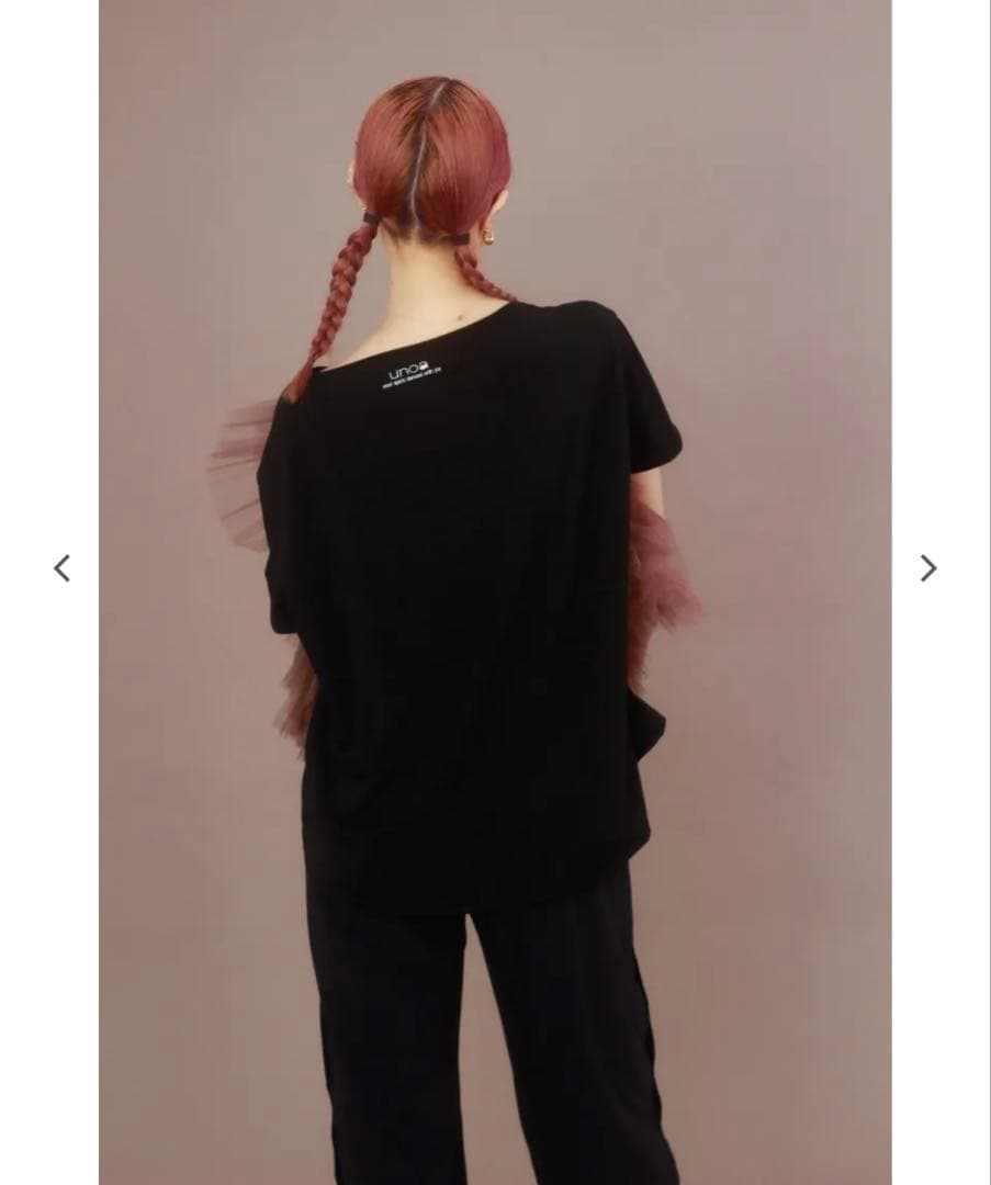 お得 新品 unoa ブラック Tシャツ ウノア バレエ