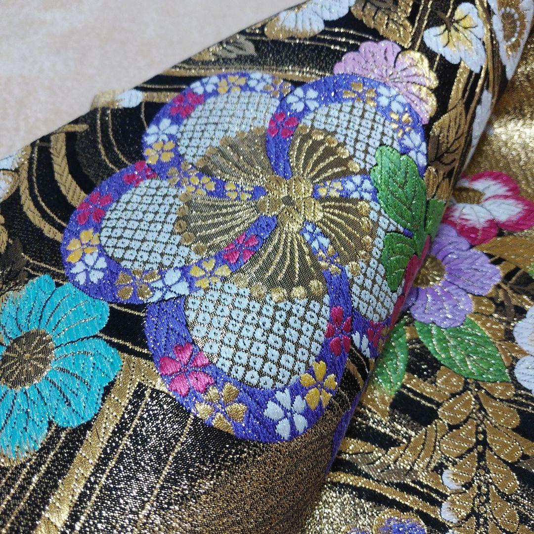 MOA 様２点まとめ依頼品物【京洛たはら謹製 袋帯 佐賀錦 和装 正絹 帯 】