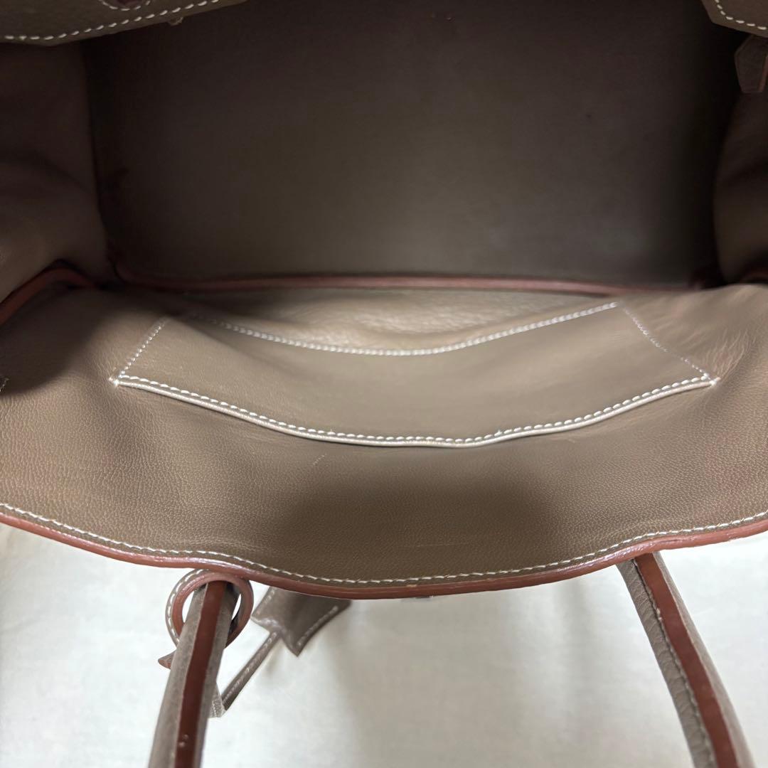 ハンドバック グレージュ エトゥープ 30