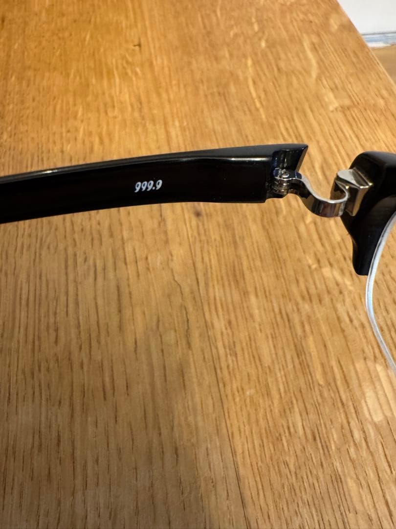 999.9 フォーナインズ　ハーフリムメガネ