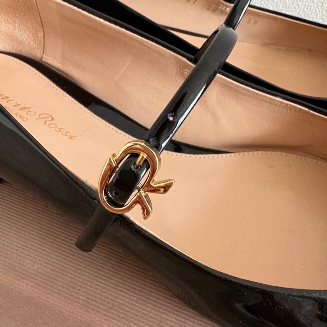 靴 Gianvito Rossi RIBBON JANE BLACK 38