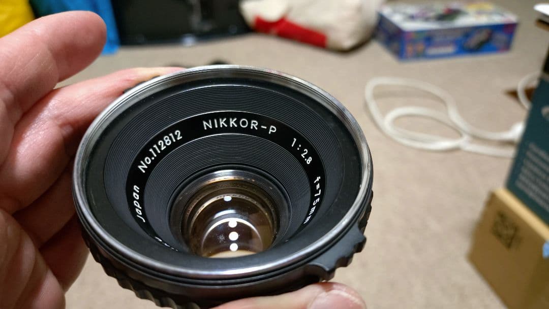 ゼンザブロニカ ジャンク品として 75ミリ 50ミリ レンズ付属