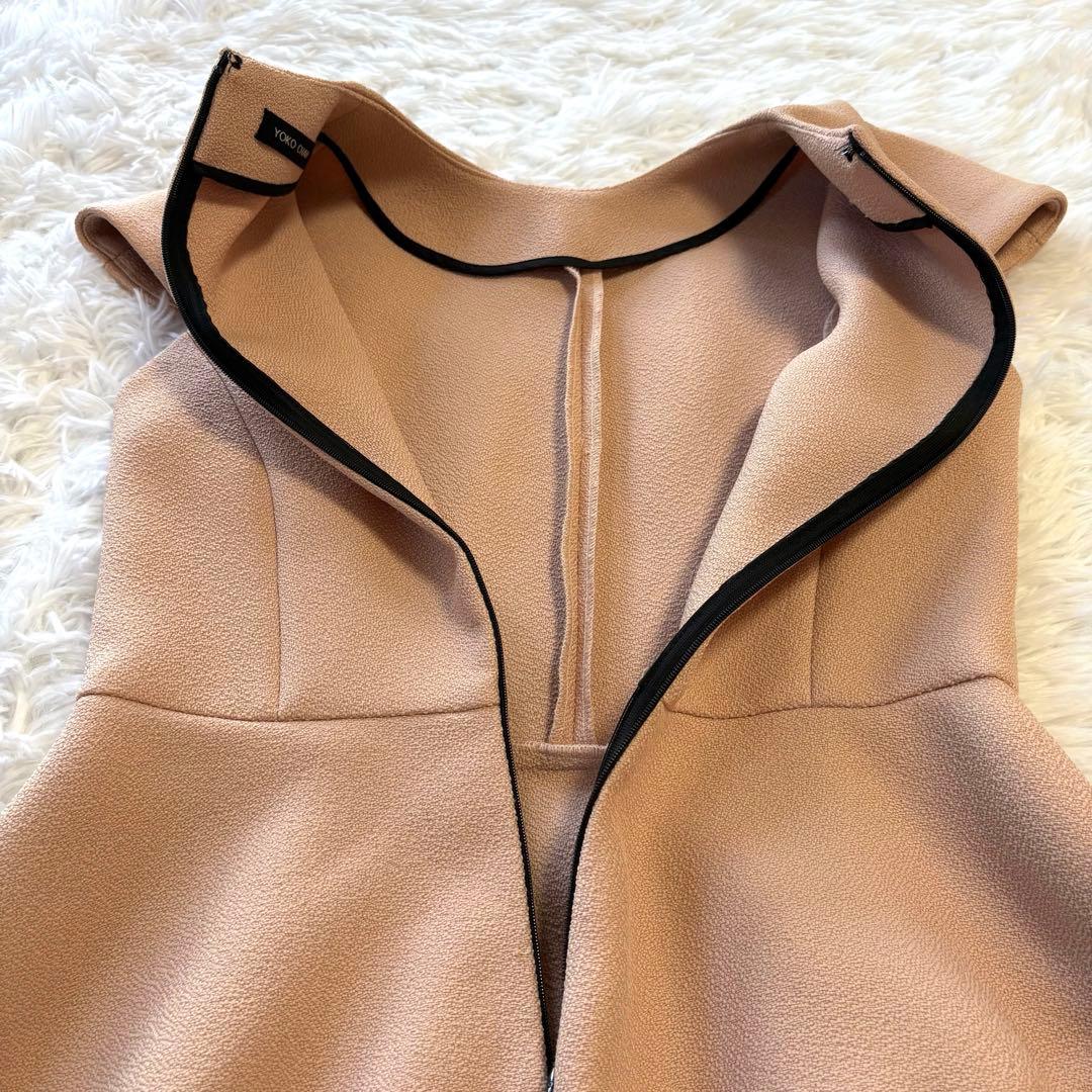 LilyM✨ヨーコチャン フレンチスリーブ 膝丈ワンピース ドレス