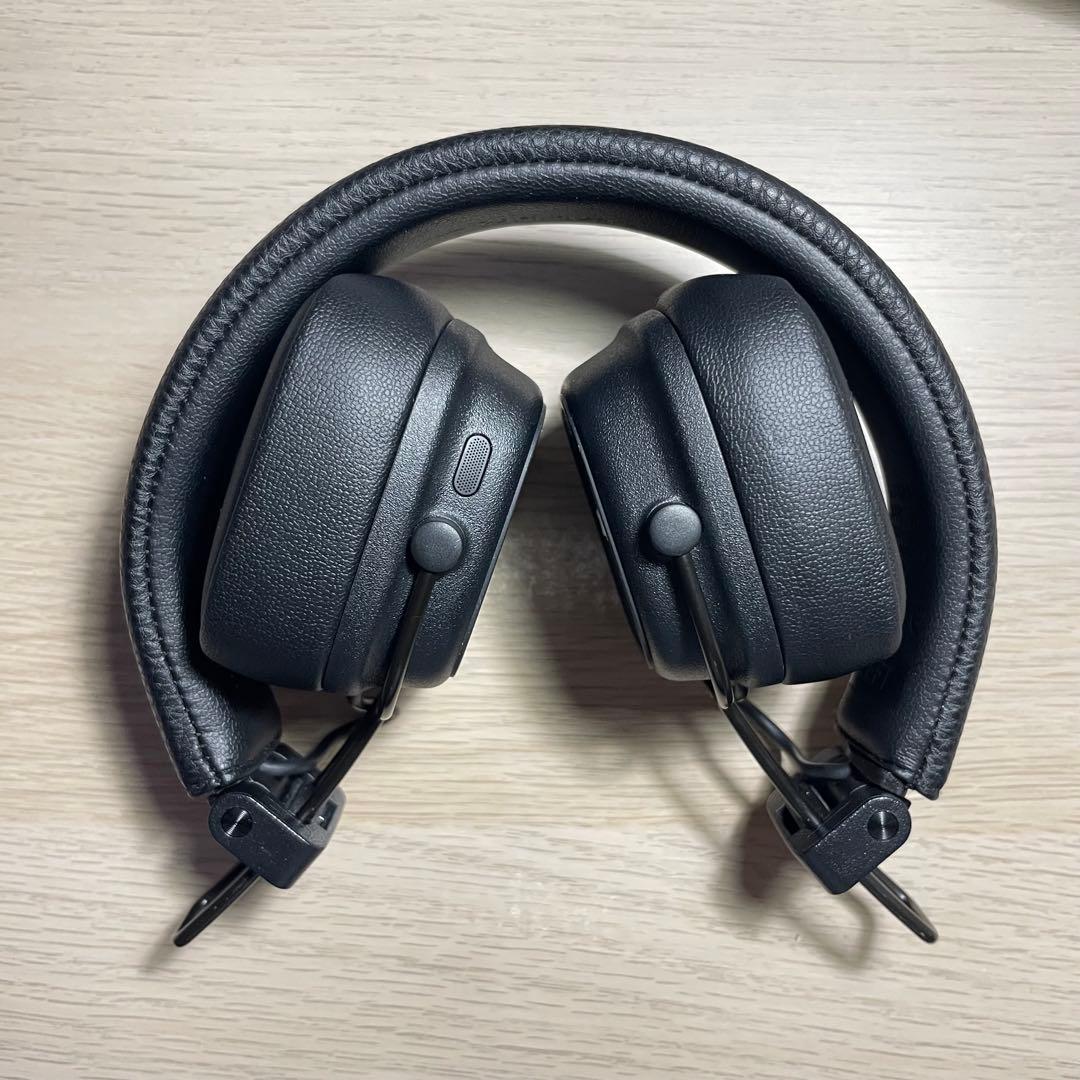 Marshall Major V ブラックワイヤレスヘッドホン
