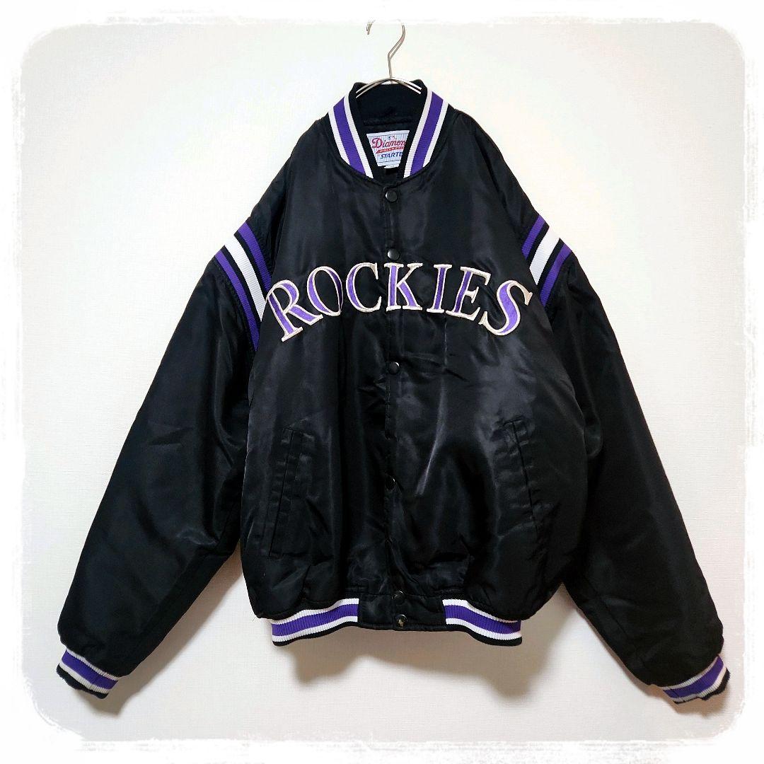 ◼️激レア◼️美品◼️野球◼️ベースボール◼️ロッキーズ◼️スタジャン◼️mlb