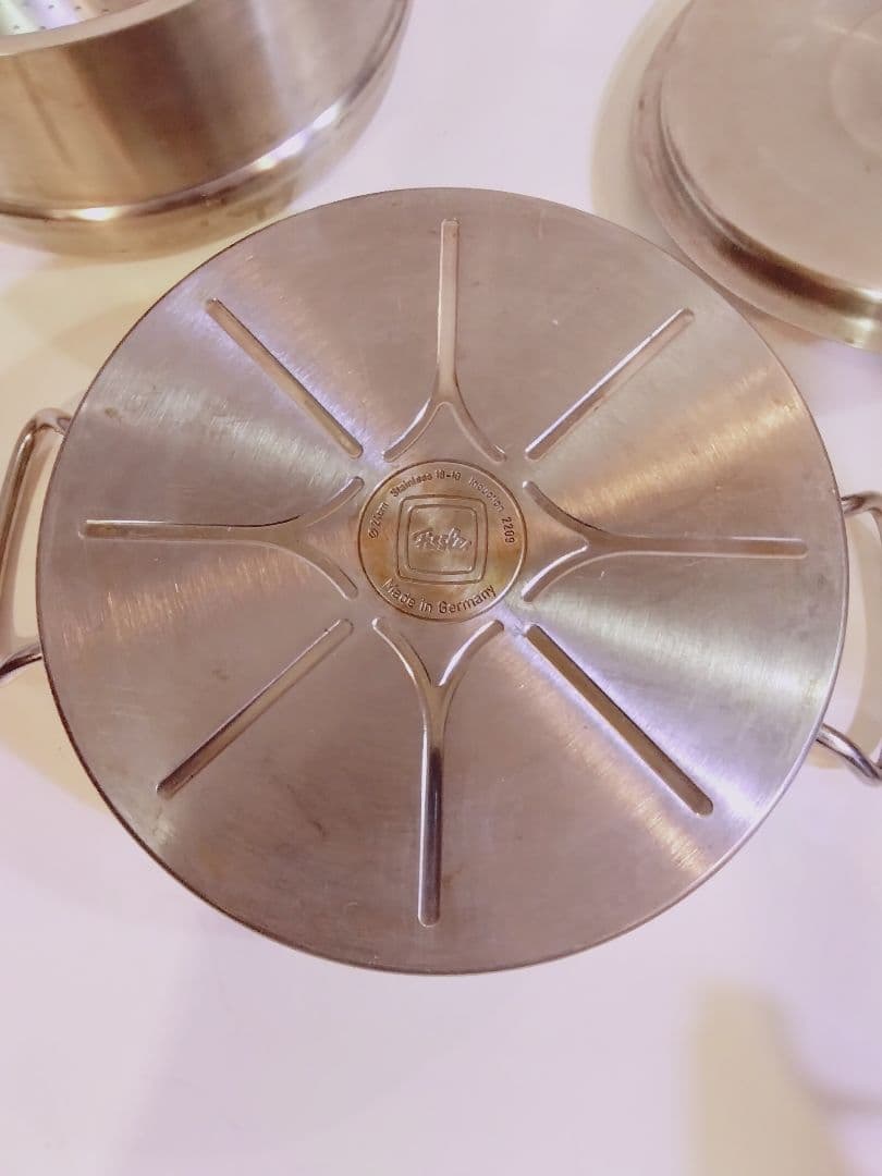 Fissler フィスラー 両手鍋 蒸し器 スチーマー約24cm