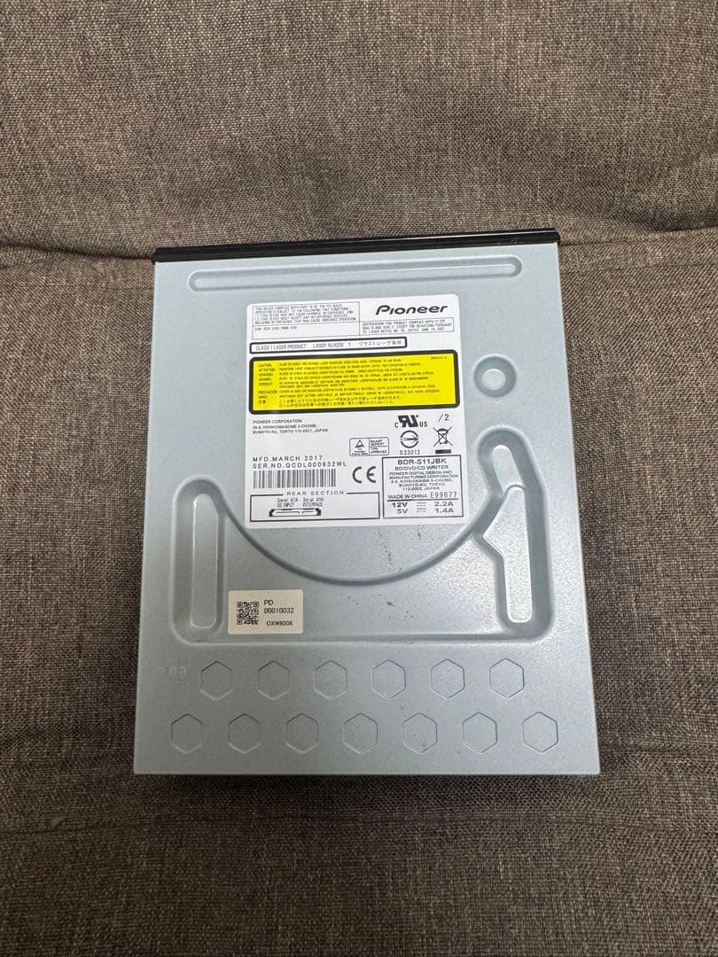 Pioneer BDR-S11JBK ブルーレイディスクドライブ