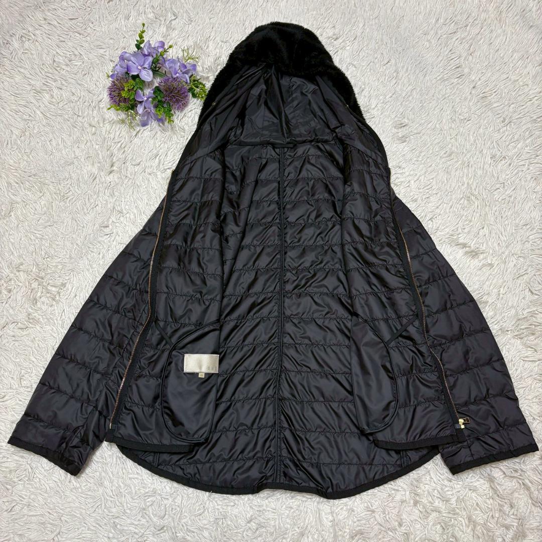 新品未使用　自由区 ファー ロングコート ライナー付　モッズコート　46