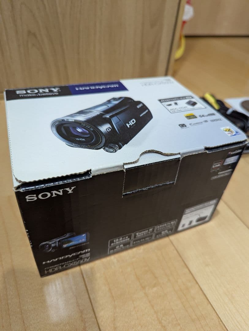【2月28日まで限定値下げ・キズ少】SONY ハンディカム HDR-CX550V