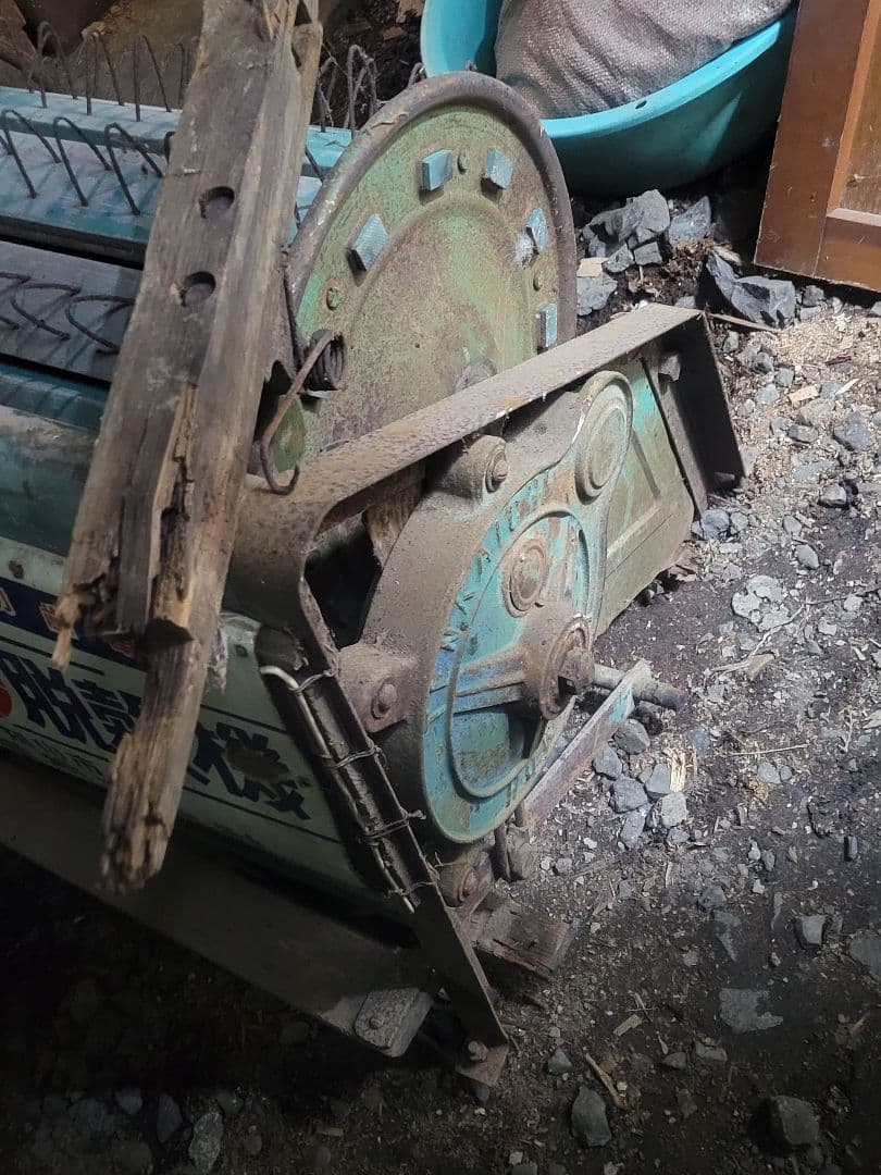 足踏み式脱穀機　農機具　古民具　ジャンク