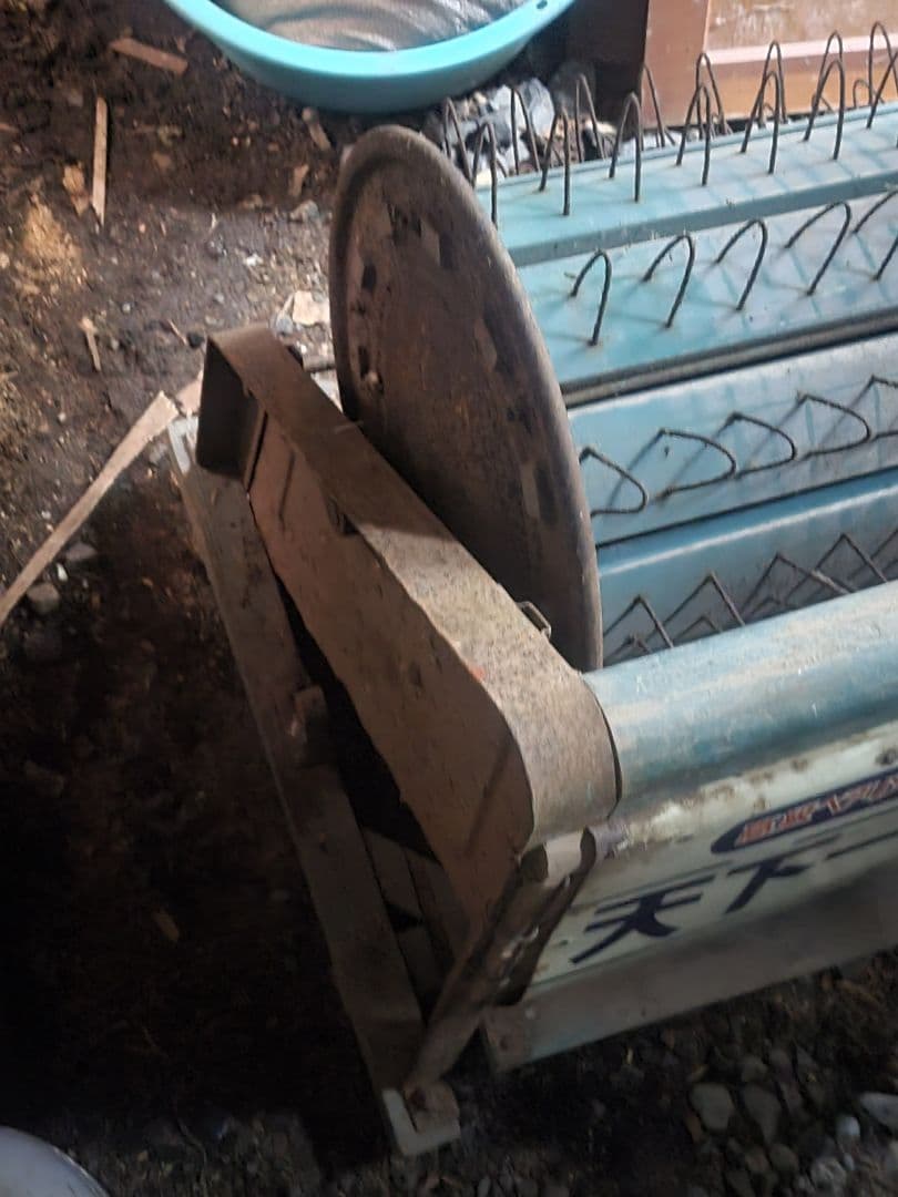 足踏み式脱穀機　農機具　古民具　ジャンク