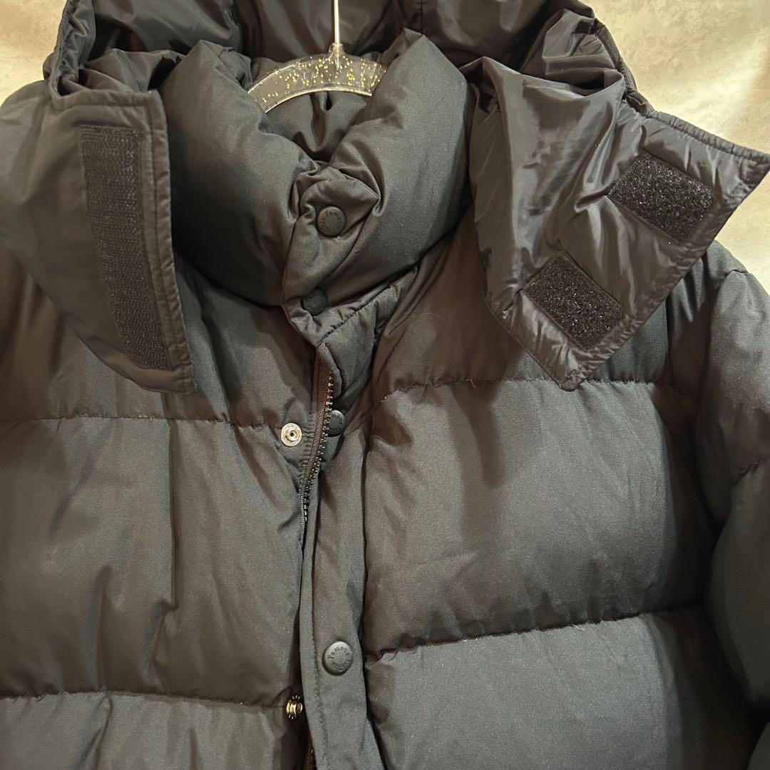 【定価50000】ベンチコートロング　ダウン80% 男女兼用 Ｍブラック