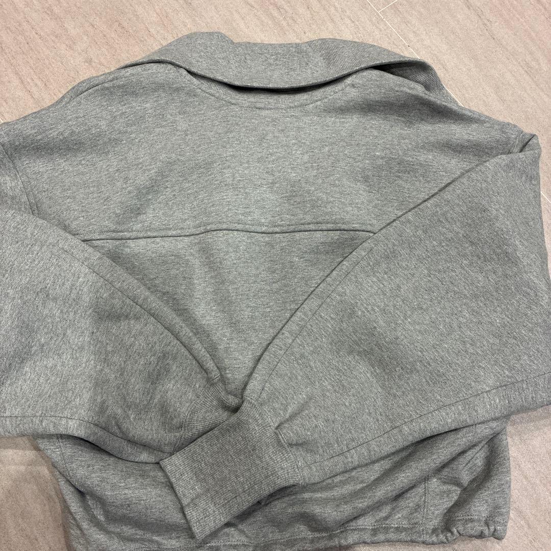 2025 CLANE 美品　グレー ジップアップ スウェット