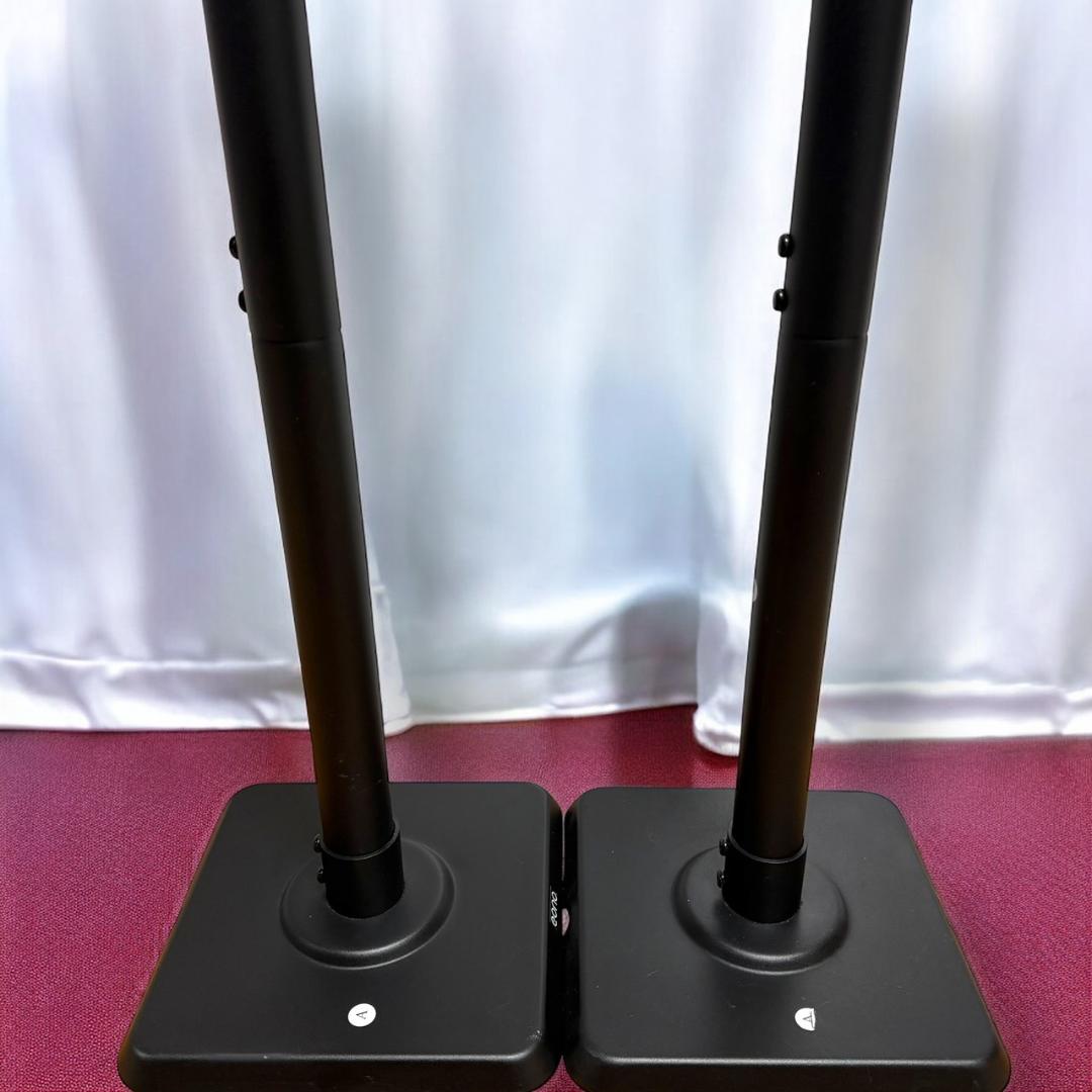 ☆美品 Eono PL5402-07 ブラック スピーカースタンド ペア