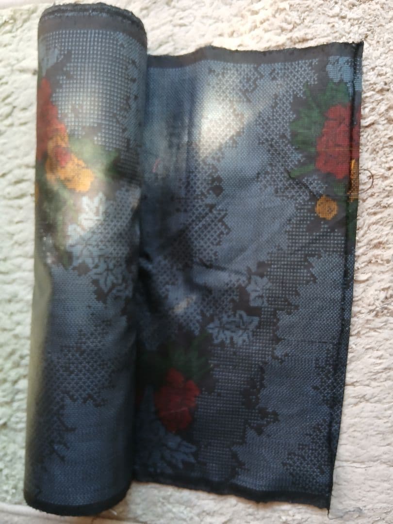 着物リメイク★本場大島紬7マルキ★ワンピース★&ポシェット