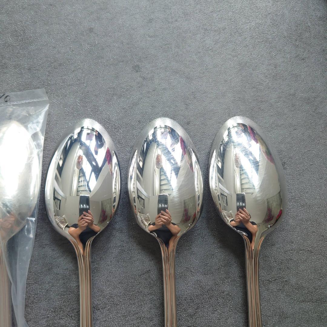 希少 美品 クリストフル アルビ デザートスプーン 未開封含む 6点