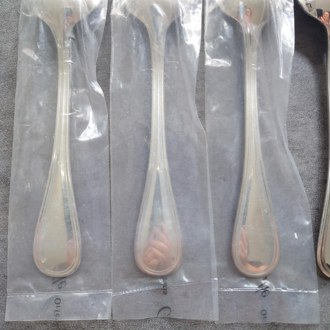 希少 美品 クリストフル アルビ デザートスプーン 未開封含む 6点