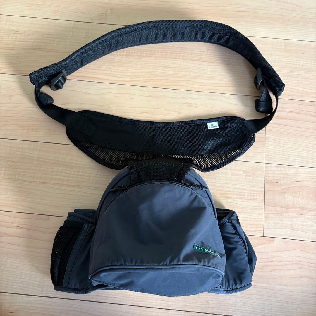 【綺麗❣️】ポルバン アドバンス ヒップシート 別売りダブルショルダー付き！