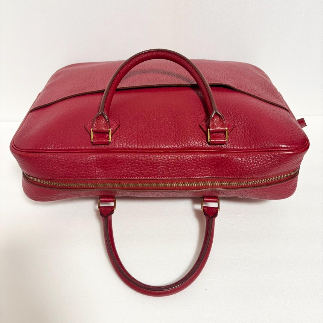 【ランクA】HERMES プリュム ビジネス バッグ □F刻印