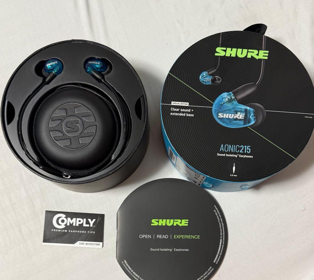 SHURE AONIC215有線イヤホン マイク付き