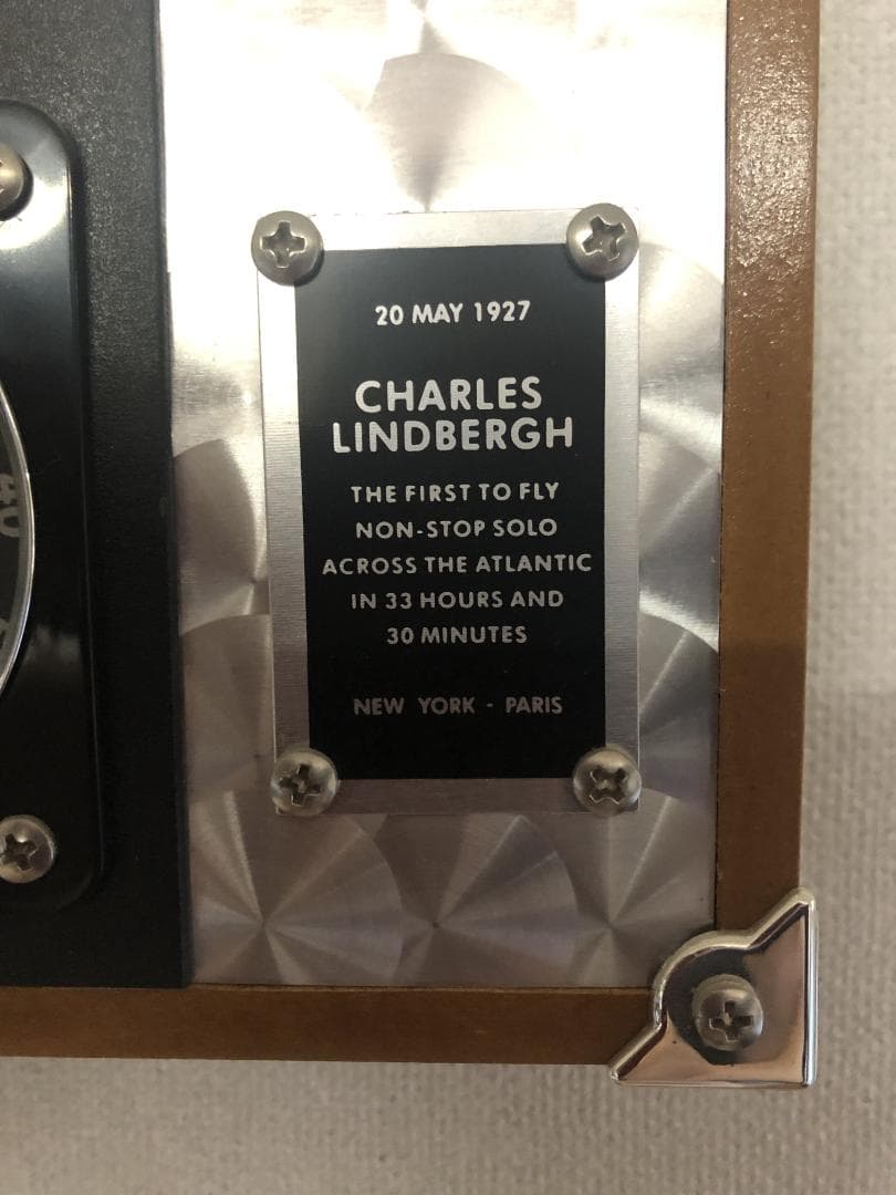 【貴重】スピリット・オブ・セントルイス号 壁掛け時計