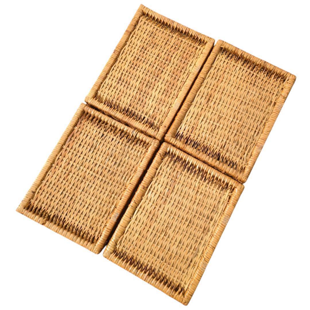 籐 ラタン チェスト4段 インテリア 昭和レトロ 箪笥