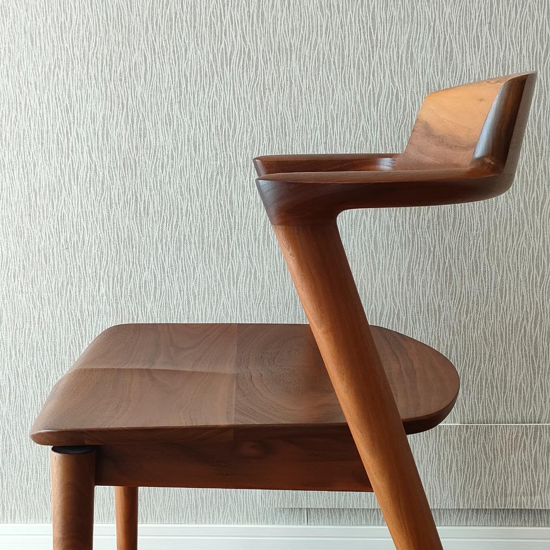 〈美品〉キツツキ　SEOTO　アームチェア　ダイニングチェア　ビーチ材②