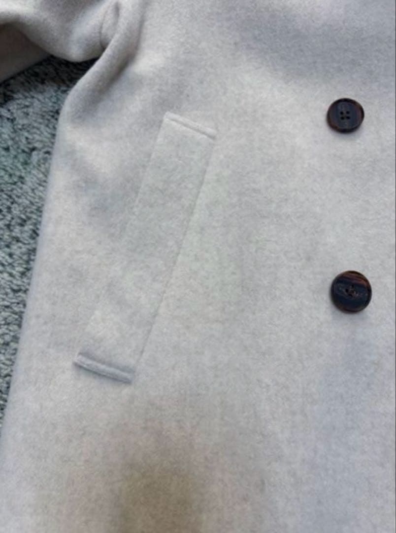 美品　UR スーパー100メルトンPコート