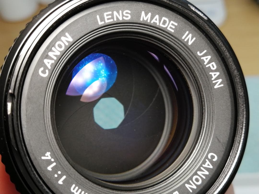 レンズ(単焦点) CANON NEW FD 50mm F1.4 #7846