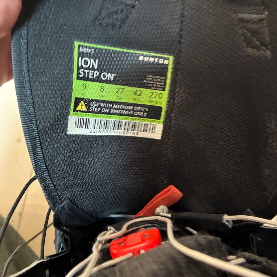 スノーボード Burton step on ion 27 cm