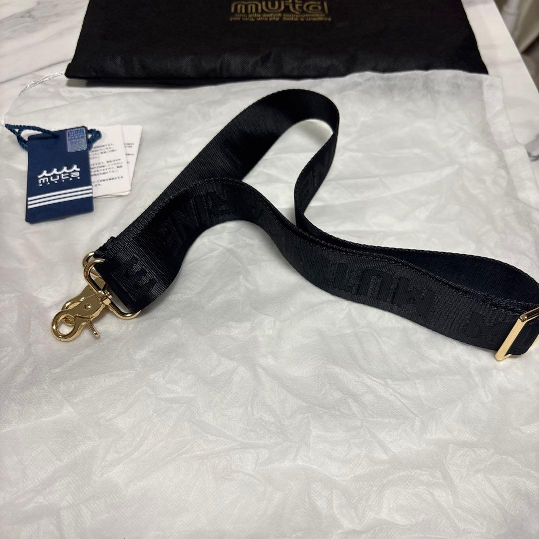 未使用ムータマリン CONTINUA パンチングエシカルレザーカートポーチ