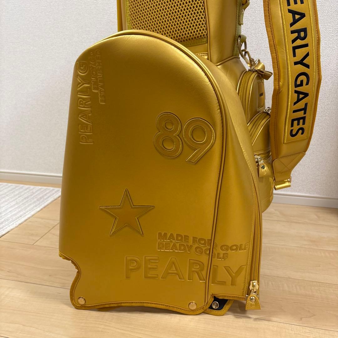 （希少）パーリーゲイツ　キャディバッグ　ゴールド