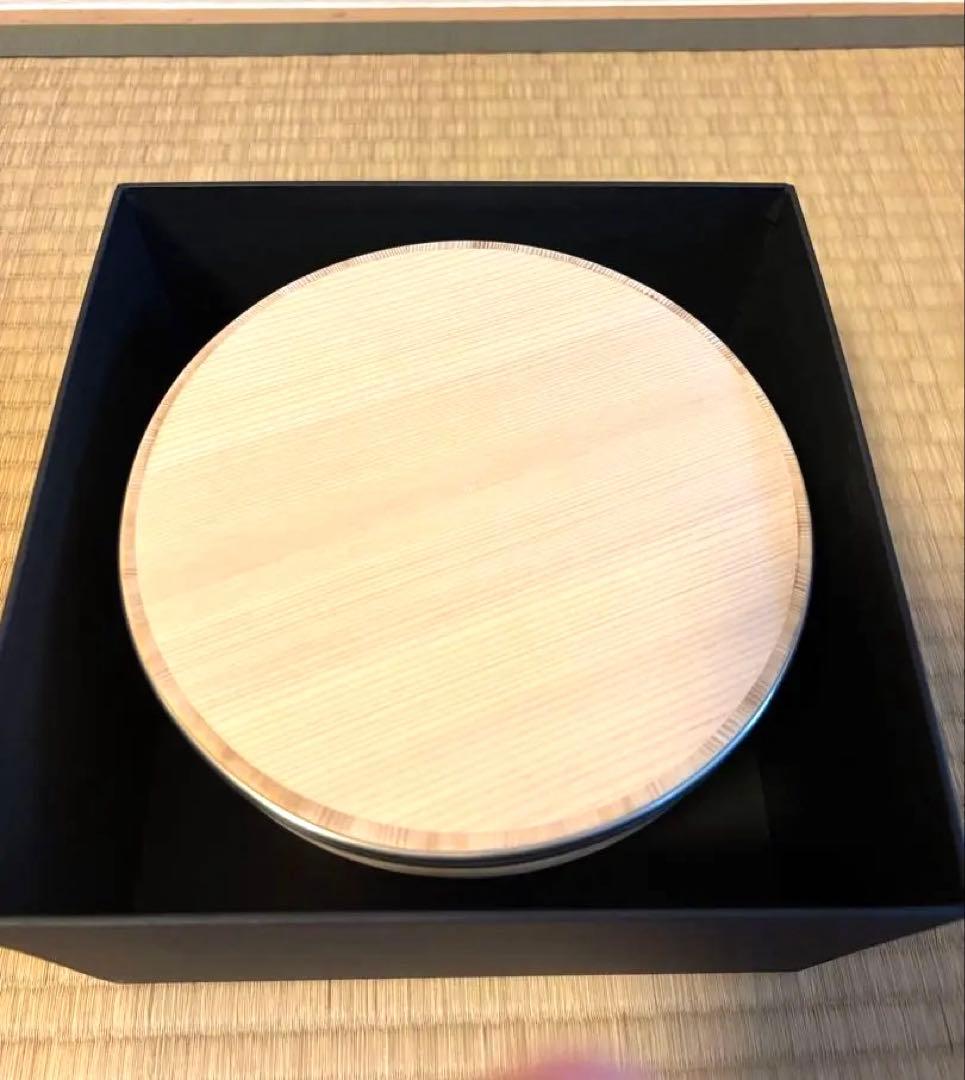 【新品未使用】中川木工芸　椹 おひつ 二合