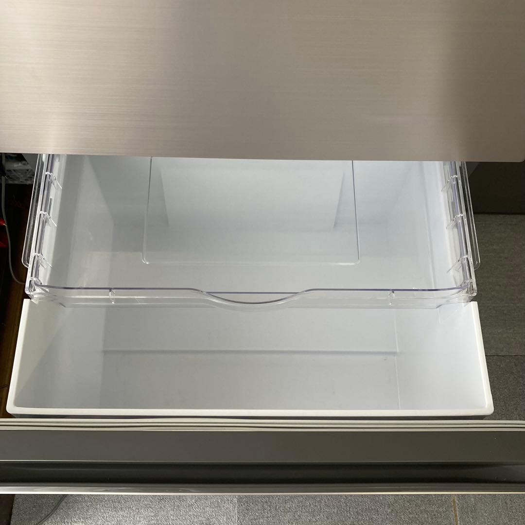 日立 冷蔵庫 幅60cm 375L R-V38NV(N) 3ドア 右開き