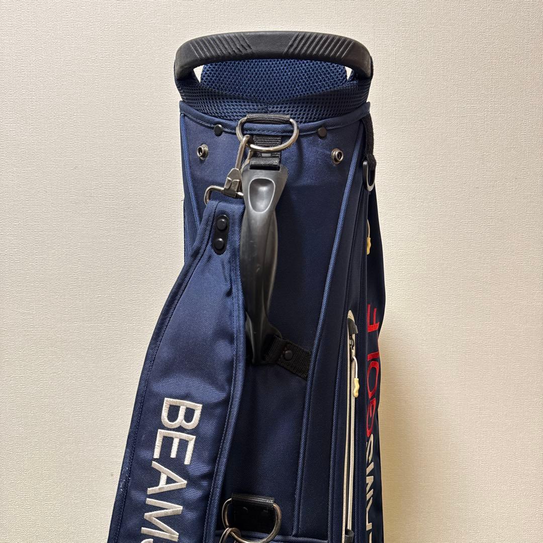 BEAMS GOLF ビームスゴルフ ネイビー キャディバッグ スタンド式