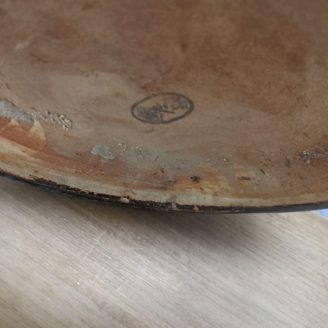 骨董　火鉢　大型　リーフ　レトロ　睡蓮鉢　めだか　金魚　鉢カバー