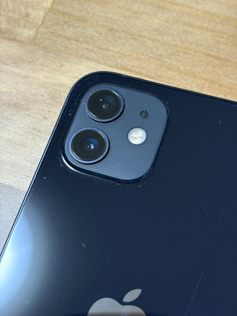 iPhone12 64GB ブラック SIMロックあり 初期化済み 箱、付属品付