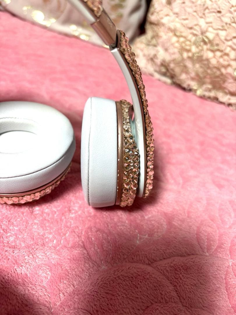 ビーツ　beats ワイヤレスヘッドセット ストーン装飾 ローズゴールド　正規品